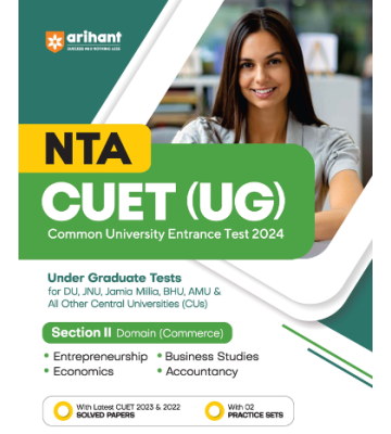 Arihant NTA CUET UG Exam For Section 2 Domain Commerce | Entrepreneurship | Business Studies | Economics | Accountancy | Home Science For 2024 Exam  (Paperback, Mahendra Singh Negi)