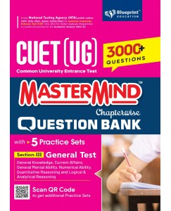 Master Mind CUET (UG) 2022 Chapterwise Question Bank for General Test (SECTION - III)