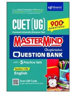Master Mind CUET (UG) 2022 Chapterwise Question Bank for English (Section -I)