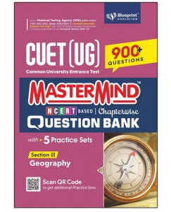 Master Mind CUET (UG) 2022 Chapterwise Question Bank for Geography (Section -II)