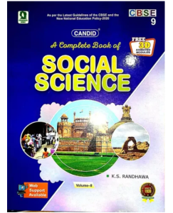 Candid A Complete Book of Social Science (Vol-Ii) for Class - 9