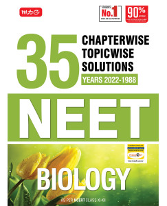 MTG 35 Years NEET Previous Year Solved Question Papers with NEET Chapterwise Topicwise Solutions - Biology For NEET Exam 2023
