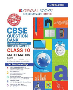 Oswaal Mathematics  Question Bank Class -10
