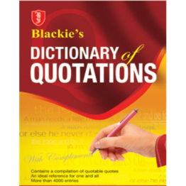 S Chand   Blackie’s Dictionary of Quotations