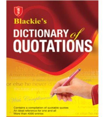 S Chand   Blackie’s Dictionary of Quotations