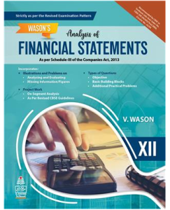 S chand Wason's Analysis of Financial Statements for Class XII