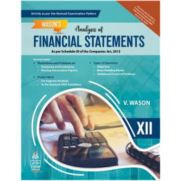 S chand Wason's Analysis of Financial Statements for Class XII