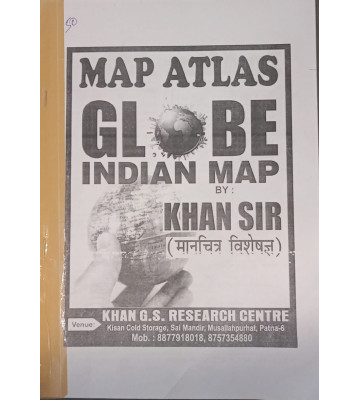 Map Atlas Globe Indian Map BY Khan Sir