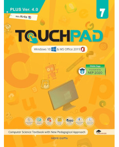 Touchpad Window 10 & MS Office 2019 Class -7 (Ver. 4.0)