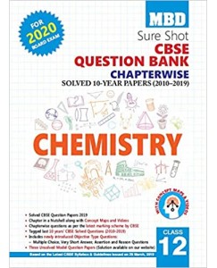 MBD Sure Shot CBSE Class 12 Chemistry Chapterwise Question Bank